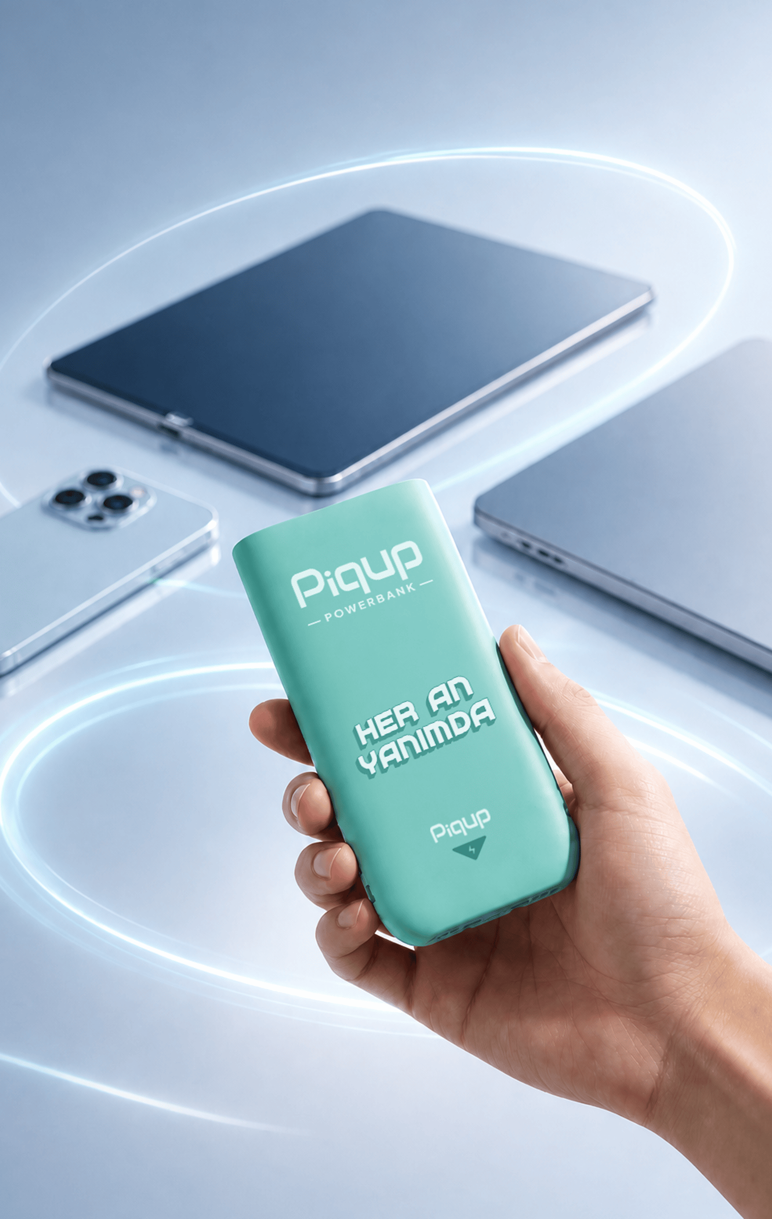 Tek Powerbank, Sonsuz Uyumluluk. - Akıllı telefonundan kulaklığına kadar tüm cihazların için tek ve güçlü bir enerji çözümü.