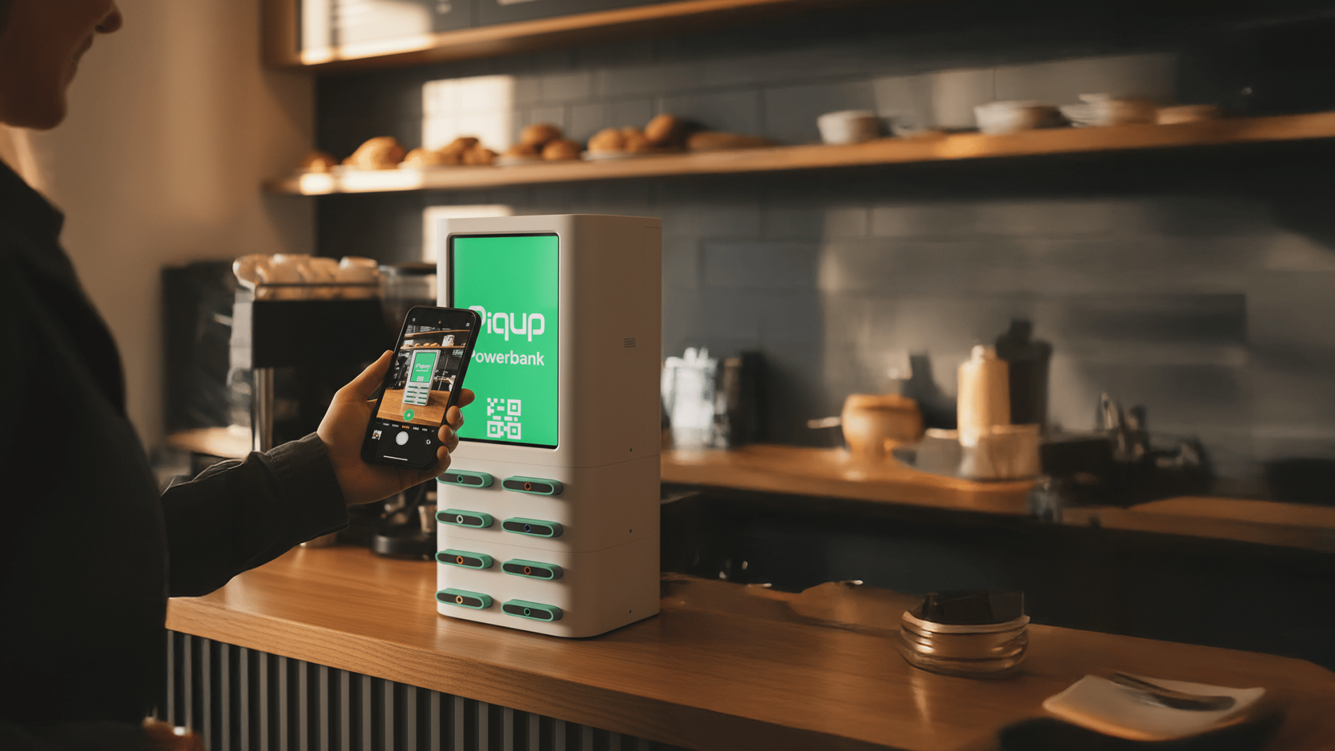 Piqup Kiralanabilir Powerbank - QR Kod ile Süper Hızlı Şarj, Anı Yakala Kesintisiz Yaşa
