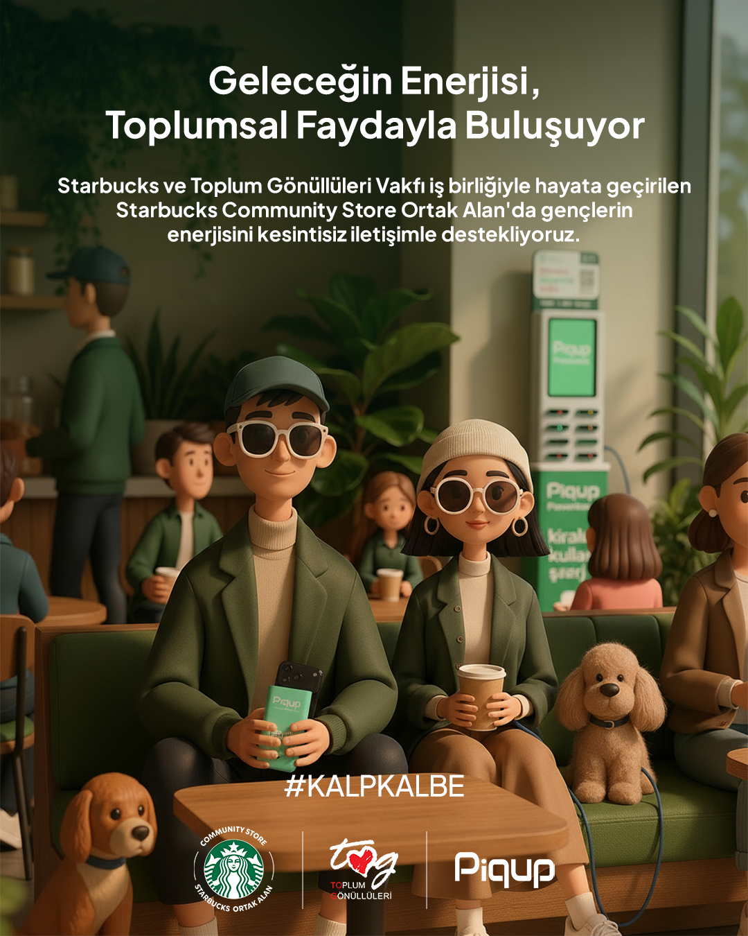Kiralanabilir Powerbank - Piqup x Starbucks Community Store İş Birliği